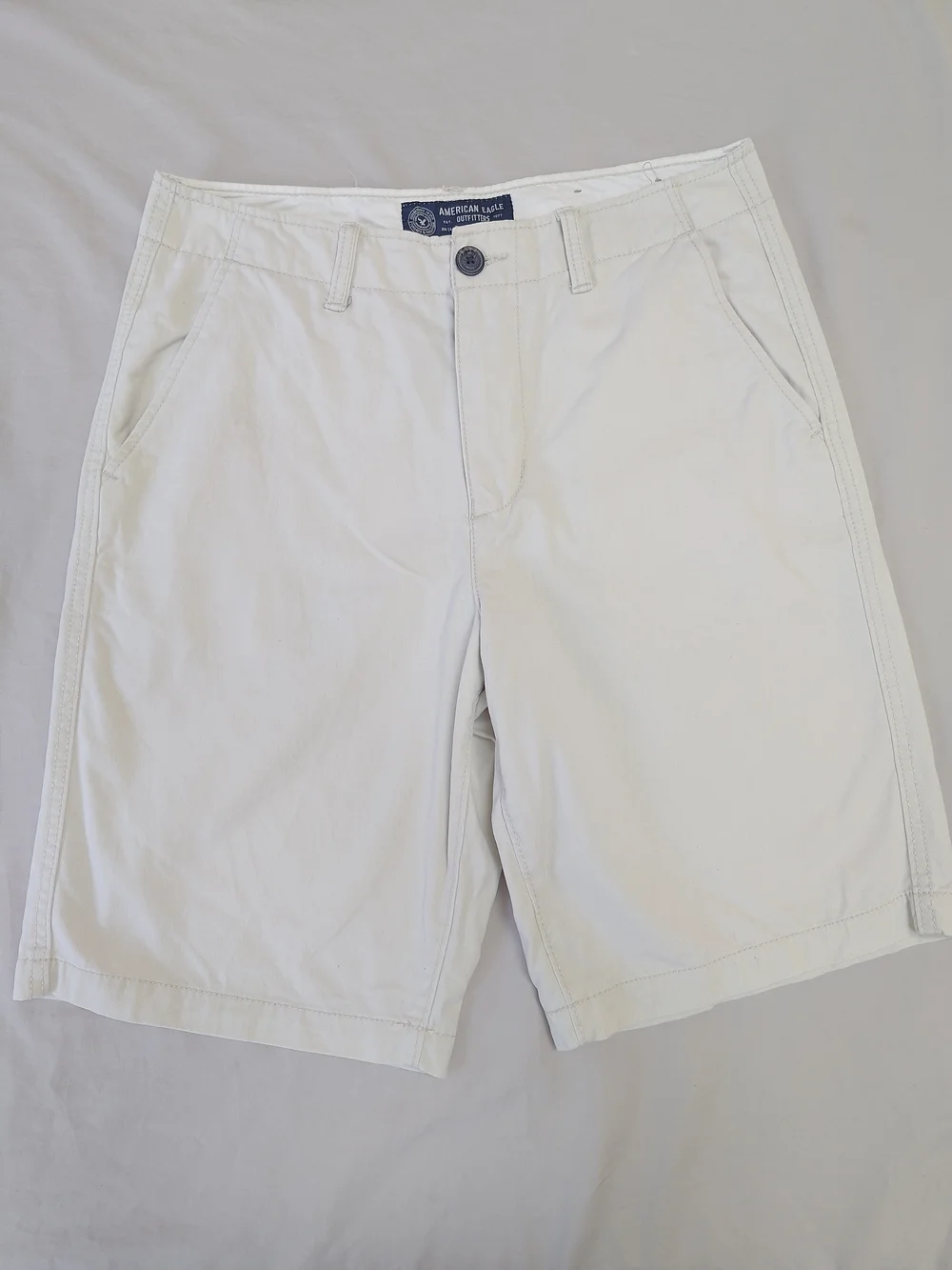 American Eagle Outfitters Longboard Beige Khaki Shorts Men's Measures 32x11.5